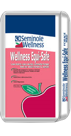 Seminole Wellness Equi-Safe – Complete, low starch, forage-based horse feed Seminole Wellness Equi-Safe - Complete, low starch, forage-based horse feed