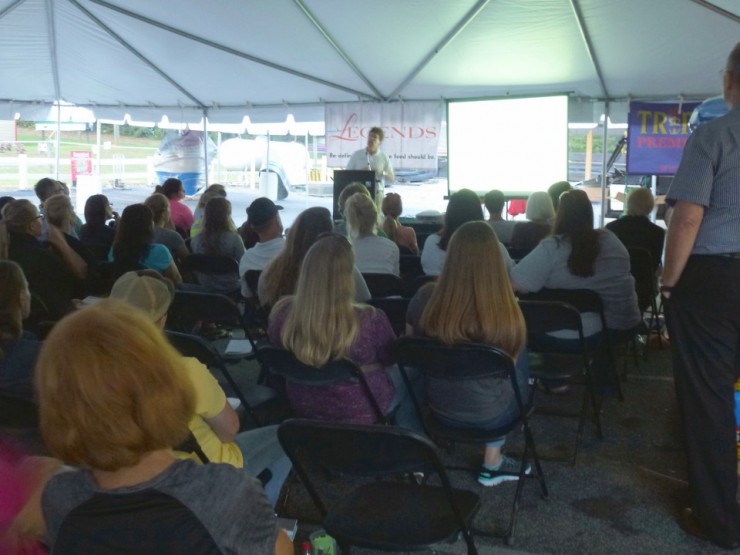 Attendees at the FREE Horse Health Seminar at Cherokee Feed & Seed, Ball Ground, GA