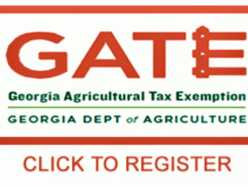 Georgia Agriculture Tax Exemption program (GATE)