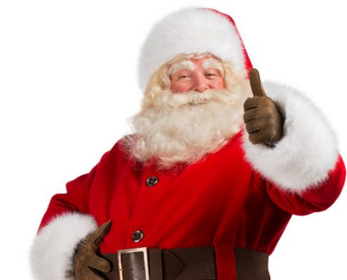 Santa Claus shops at Cherokee Feed & Seed in Georgia