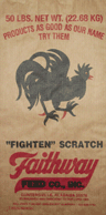 Faithway Chicken Feed is available at Cherokee Feed & Seed stores