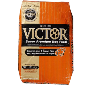 Victor Dog Super Premium Dog Food is available at Cherokee Feed & Seed stores.