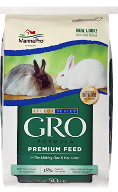 MannaPro Select Series GRO Formula Rabbit Feed