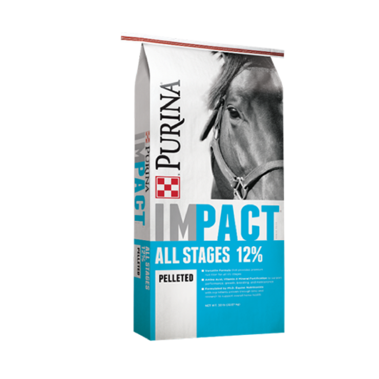 Impact All Stages 12% Pelleted Horse Feed