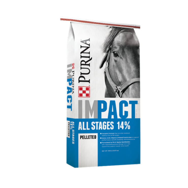 Impact All Stages 14% Pelleted Horse Feed