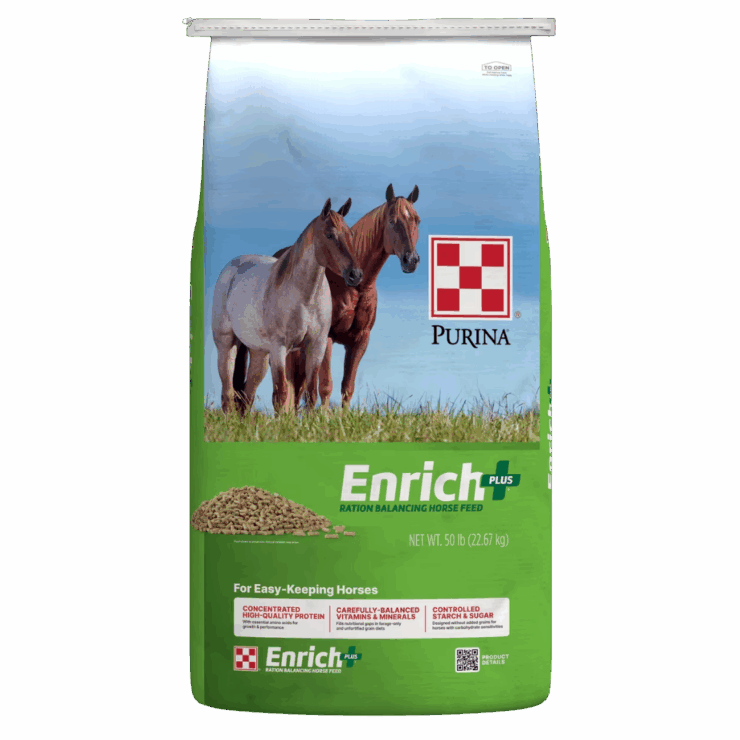 Purina Enrich Plus Horse Feed 50-lb