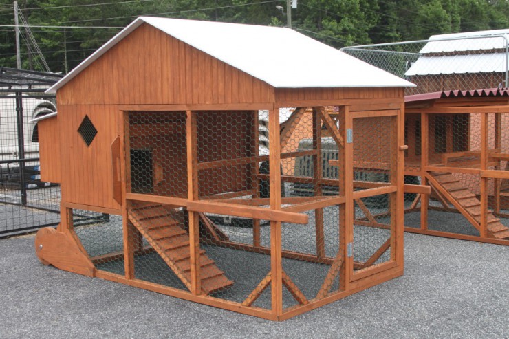 Cherokee Feed & Seed carries a full line of chicken coops.