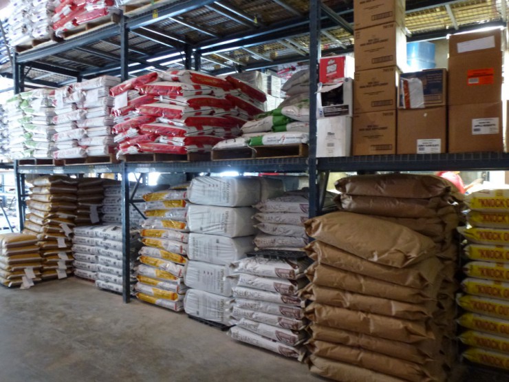 Warehouse at Cherokee Feed & Seed