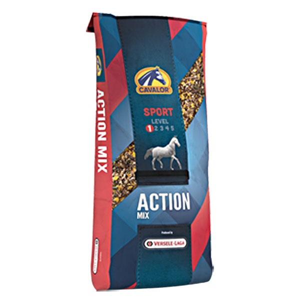 CAVALOR ACTION MIX textured horse feed.