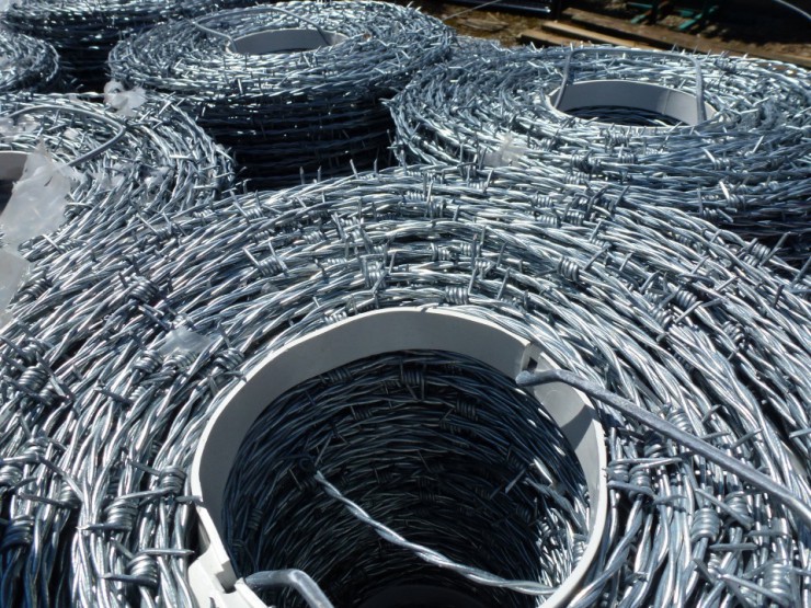 Metal Barbed Wire Fencing at Cherokee Feed & Seed