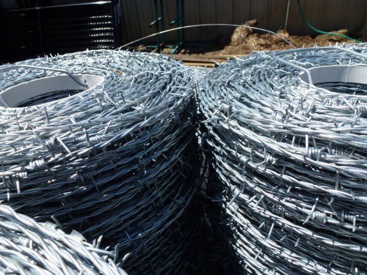 Metal Barbed Wire Fencing at Cherokee Feed & Seed