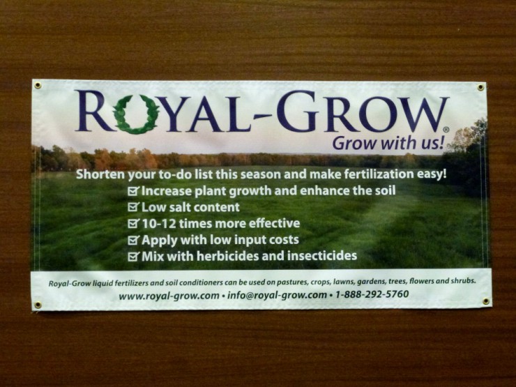 Royal-Grow Fertilizer at Cherokee Feed & Seed stores.