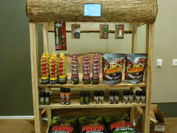 Hunting supplies and deer attractant products at Cherokee Feed & Seed stores.