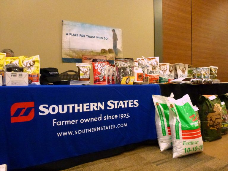 Southern States products including fertilizer, deer plot food and deer