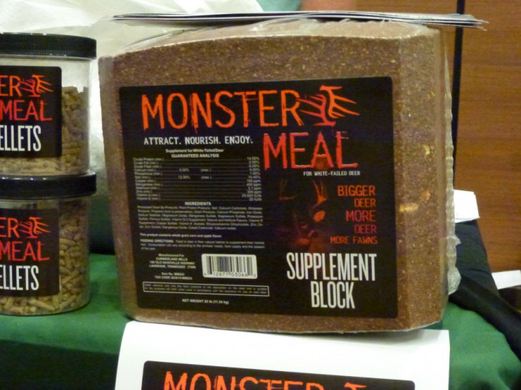 Find Monster Meal deer feeder supplement blocks at Cherokee Feed & Seed stores.