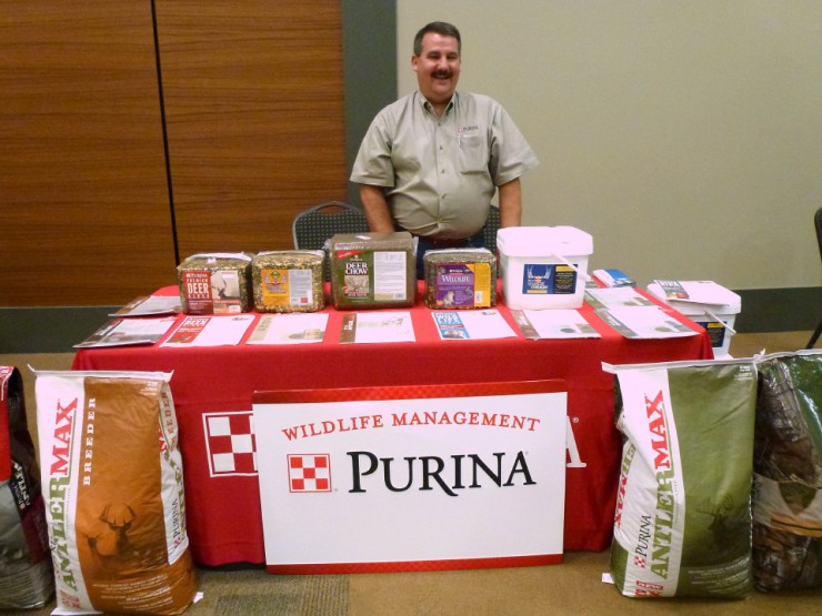 Purina Wildlife Management products including AntlerMax and Deer blocks are at Cherokee Feed & Seed stores