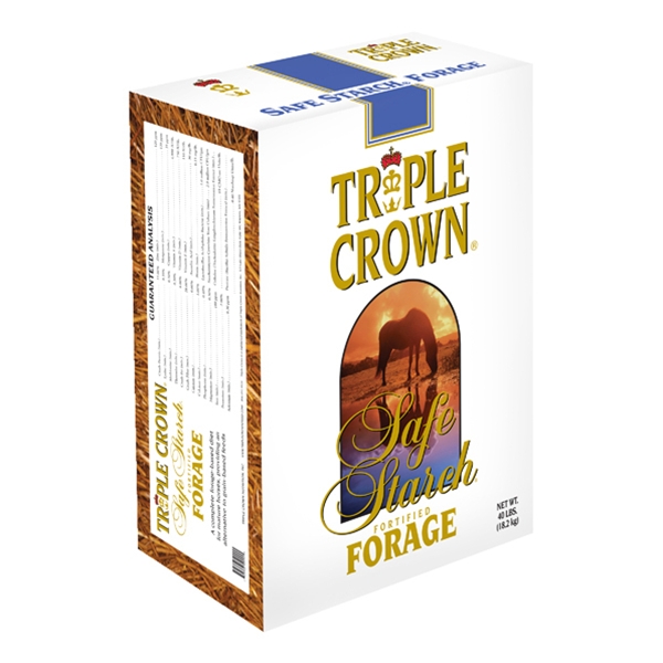Triple Crown Safe Starch Forage for Horses Chopped 40 lb