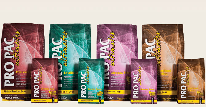 PRO PAC® Ultimates™ Line of Grain-Free, Dog Food. on sale at Cherokee Feed & Seed - Cherokee ...
