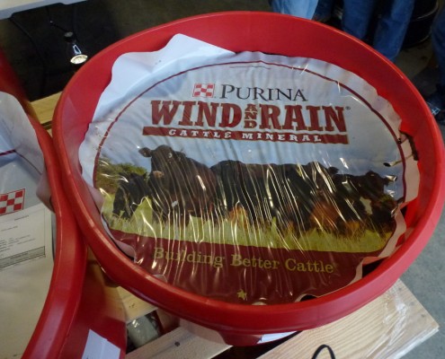 Purina Wind and Rain Cattle Mineral tub