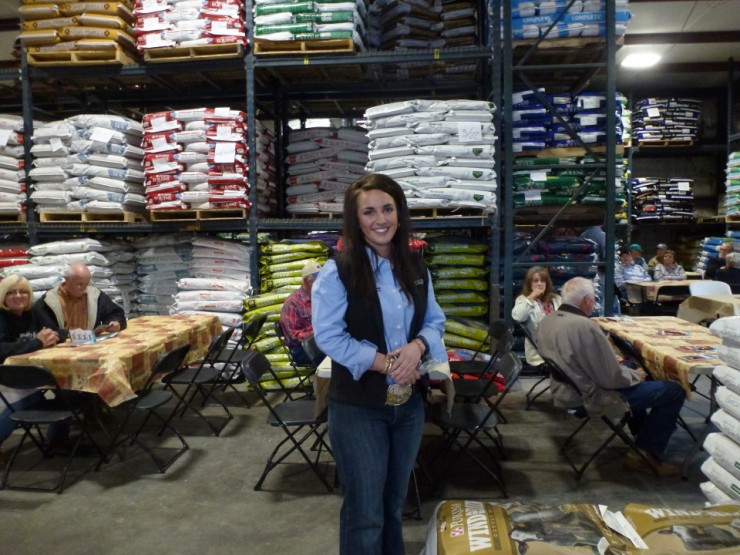 Alexis Stinson of Purina at Cherokee Feed & Seed in Ball Ground, GA.