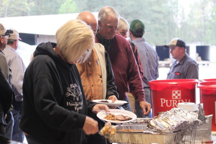 Cherokee Feed & Seed seminar attendees are well fed!