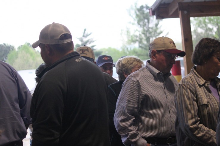 Customers at the Purina Cattle Mineral Meeting at Cherokee Feed & Seed in Ball Ground, GA