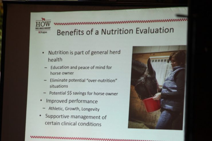 Purina - Benefits of Equine Nutritional valuation