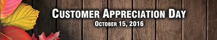 Customer Appreciation Day is October 15, 2016 - Cherokee Feed & Seed Ball Ground, GA
