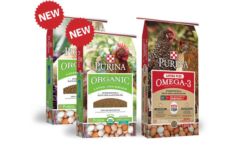 Find organic chicken feed from Purina Mills at Cherokee Feed & Seed stores.