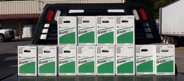 Cherokee Feed & Seed carries a full line of professional herbicides, such as Grazon