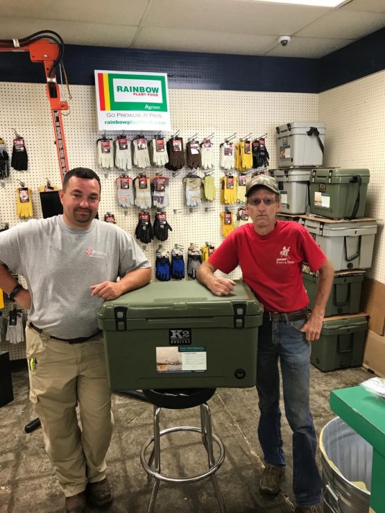 Congratulations to Tanner Wiley on winning the K2 50 Quart Cooler at our Sportsmen's Day Event