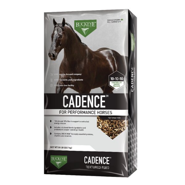 Buckeye Cadence Performance Horse Feed 50-lb bag