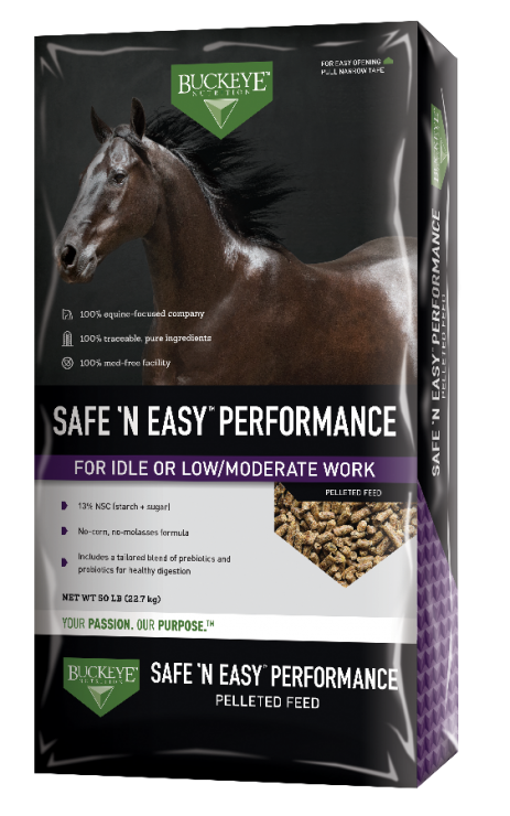 BUCKEYE SAFE N EASY PERFORMANCE PELLETED FEED