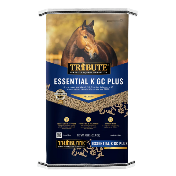 Essential K GC Plus. 50-lb bag. Available at your local Cherokee Feed & Seed in Georgia.