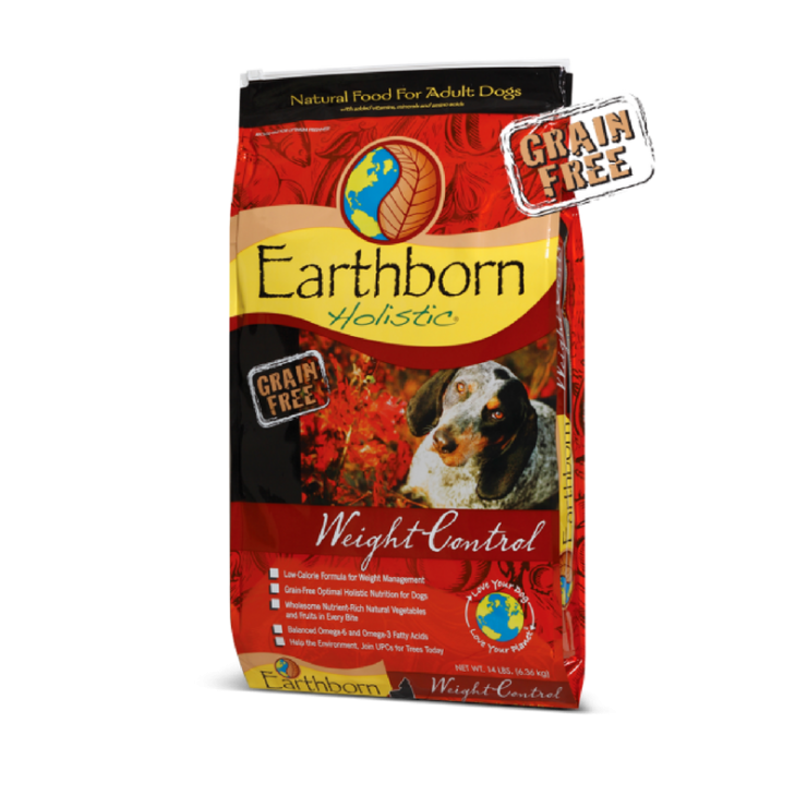 Earthborn Holistic Weight Control dry dog food.