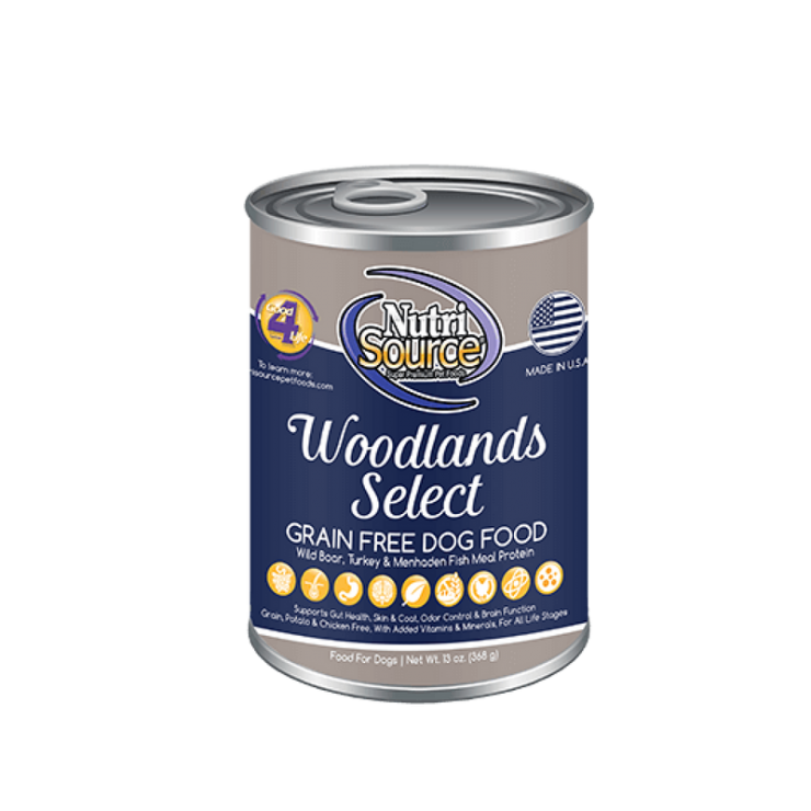 NutriSource Woodlands Select Grain Free Canned Dog Food
