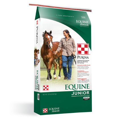 Purina Equine Junior Horse Feed with Outlast Gastric Support