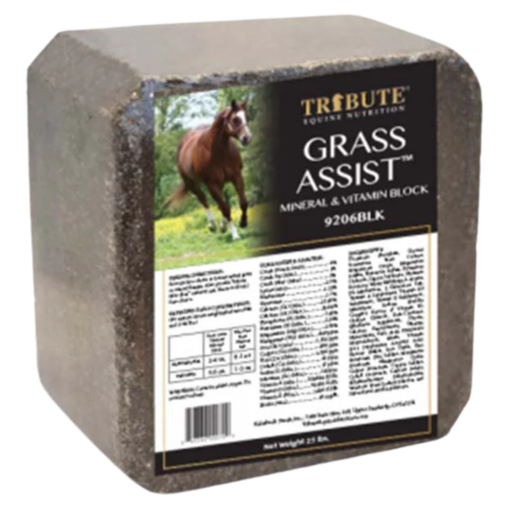 Tribute Grass Assist Block 25-lb. Available at your local Cherokee Feed & Seed in Georgia.
