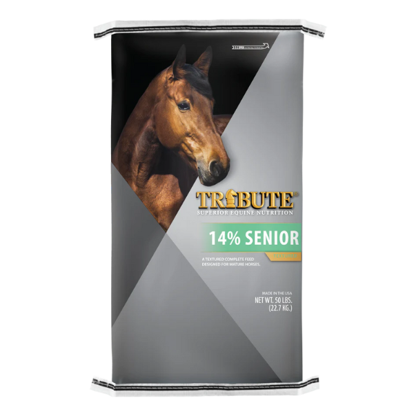 Tribute 14% Senior Horse Feed 50-lb bag