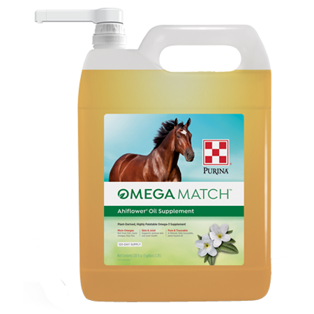 Purina Omega Match Ahiflower Oil 1 gallon Container