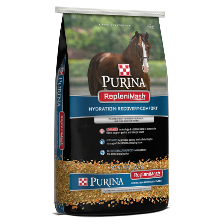 Purina RepleniMash Horse Supplement. 25-lb bag.