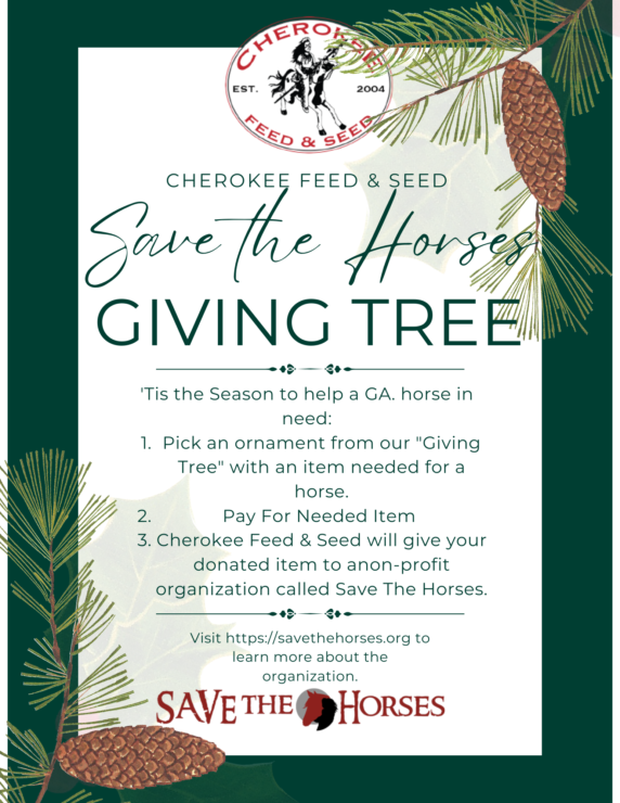 Save the Horses Giving Tree