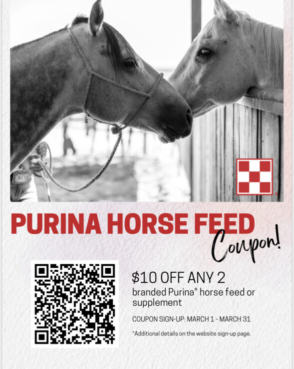 Get $10 Off Any 2 Purina Horse Feed Coupon