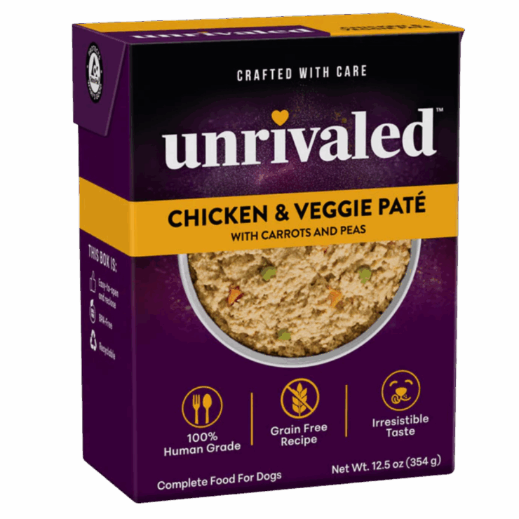 box of Unrivaled Chicken & Veggie Paté