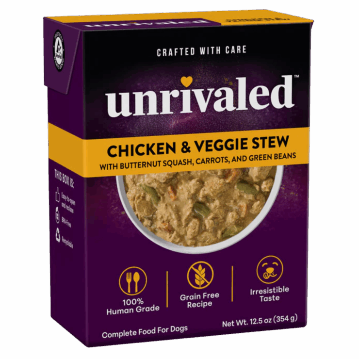 box of Unrivaled Chicken & Veggie Stew