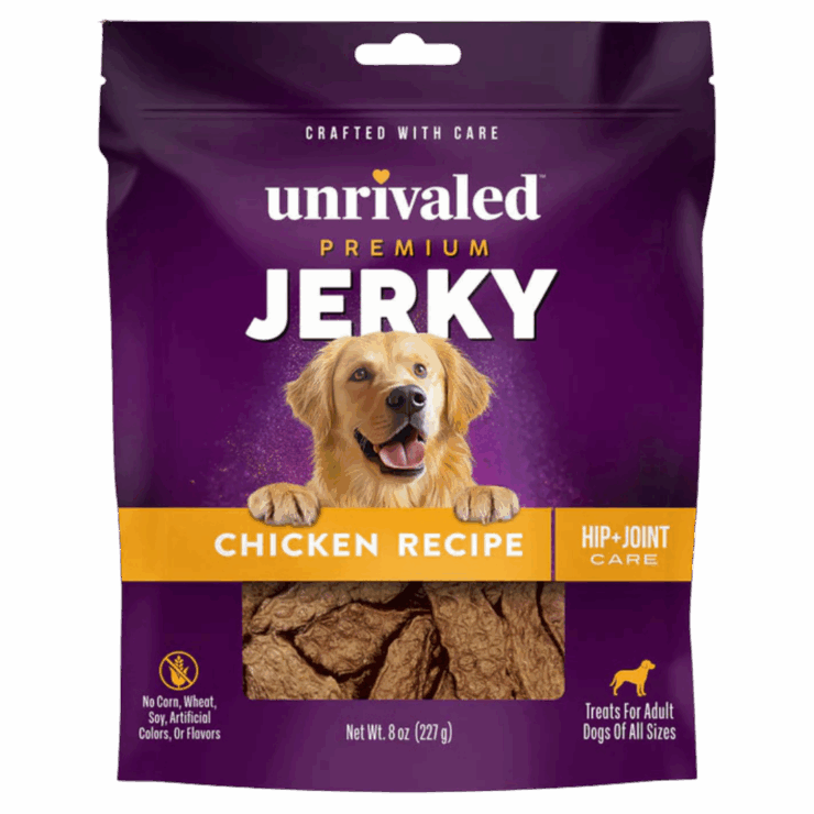 bag of Unrivaled Premium Jerky - Chicken Recipe