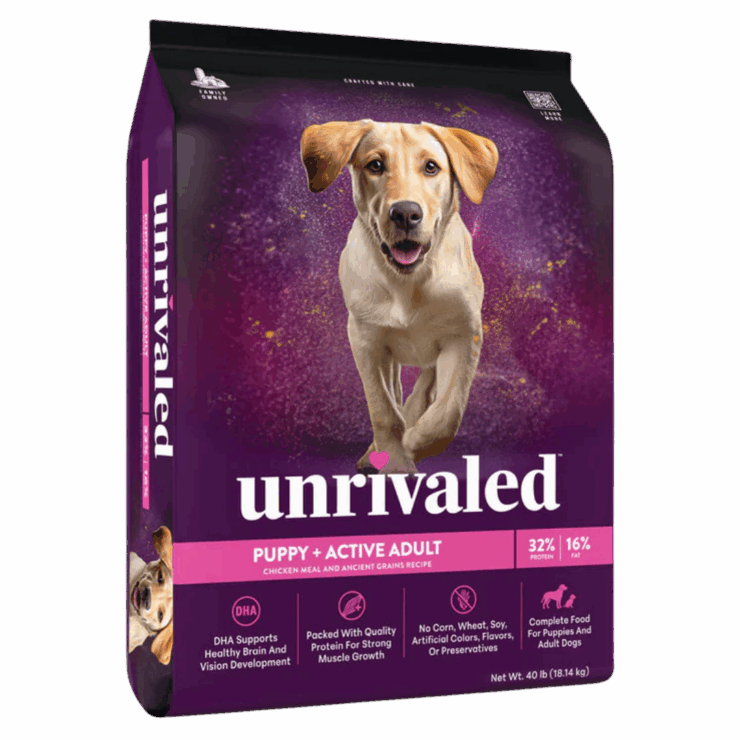 bag of Unrivaled Puppy + Active Adult