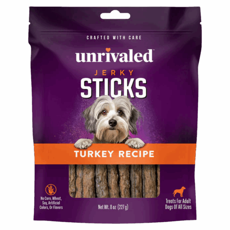 bag of Unrivaled Jerky Sticks - Turkey Recipe
