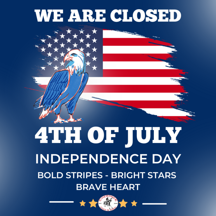 We are closed July 4th