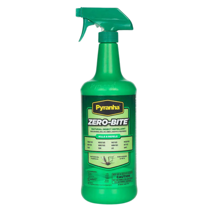 bottle of pyrahna zero-bite
